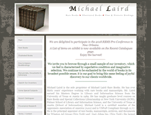 Tablet Screenshot of michaellaird.com